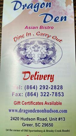 Dragon Den Chinese Restaurant